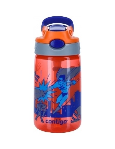 Vaikiška gertuvė Contigo Gizmo Flip, 420ml, nektarinai-superherojus