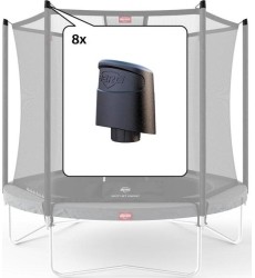 Viršutiniai apsauginiai dangteliai Berg, skirti batuto tinklui Comfort, 8vnt.