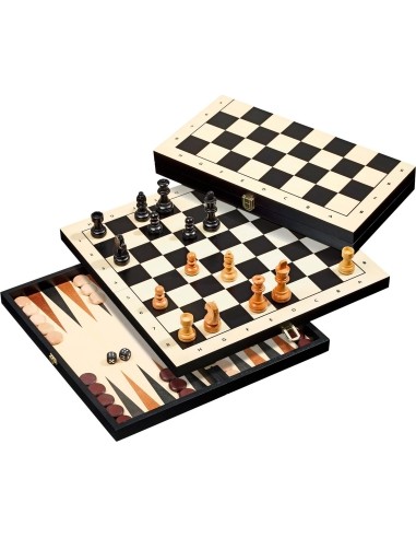 Backgammon, Chess, Checkers Set Philos 41x20.5
