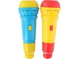 Microphone Eddy Toys, 8.2x8.2x24cm - Blue-Yellow