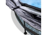 EXIT Stone pool ø360x76cm with dome and filter pump - grey