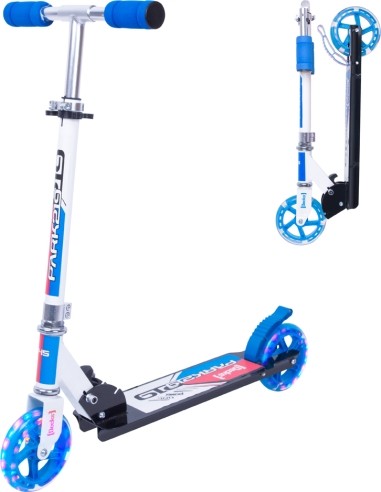 Scooter Worker Cirky with Light-Up Wheels - Blue