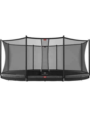 Batutas BERG Grand Favorit InGround 520, pilkas + apsauginis tinklas Comfort