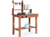 Mud kitchen for children outdoor made of fir wood ECOTOYS