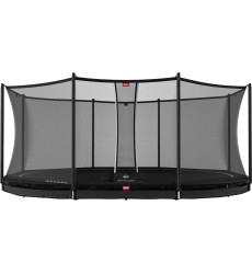 BERG Grand Favorit InGround 520 Black + Safety Net Comfort