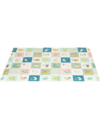 Educational foam mat double sided foldable large bag