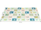 Educational foam mat double sided foldable large bag
