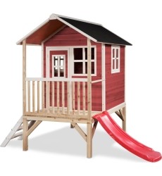 EXIT Loft 300 wooden playhouse - red