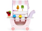 Wooden Cart Ice Cream Shop For Kids Eco Toys, 12 el