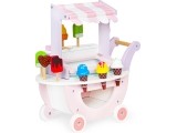 Wooden Cart Ice Cream Shop For Kids Eco Toys, 12 el