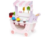 Wooden Cart Ice Cream Shop For Kids Eco Toys, 12 el