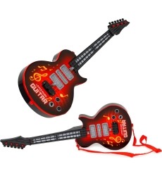 Roko gitara vaikams su gitaros pamokų infraraudonųjų spindulių melodijos