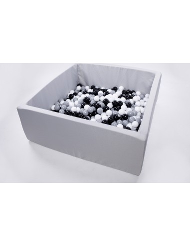 Ball Pool Misioo Active - Light Grey, Square, without Balls