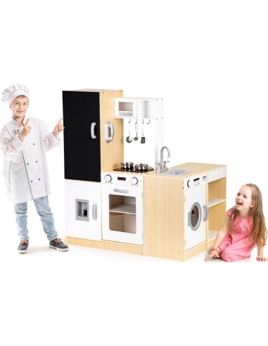 Wooden Toy Kitchen ECOTOYS XXL