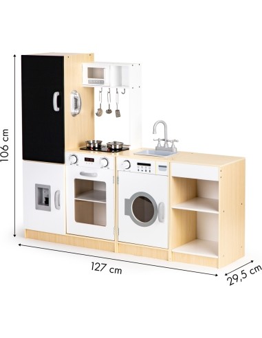 Wooden Toy Kitchen ECOTOYS XXL