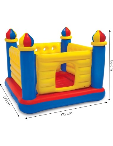 Inflatable Trampoline Kids Castle 174 x 174 x 135 cm 48259 INTEX