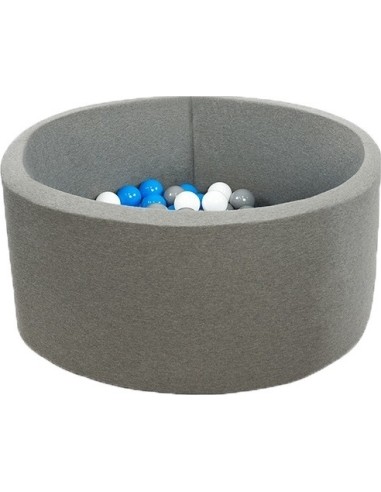 Kamuoliukų baseinas MIsioo Smart Round - pilkas, be kamuoliukų