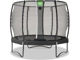 Batutas EXIT Allure Premium ø305 cm su apsauginiu tinklu, juodas