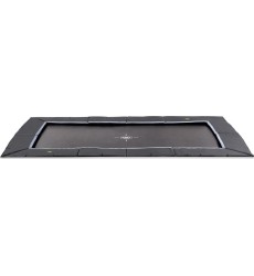 EXIT Dynamic ground level sports trampoline 244x427cm - black