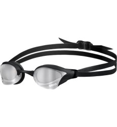Mirror Swimming Goggles Arena Cobra Core Swipe, Silver-Black