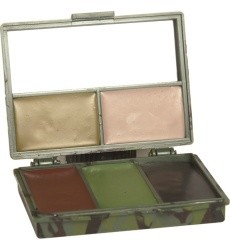 W/L CAMO 5 COL.FACE PAINT SET W. MIRROR