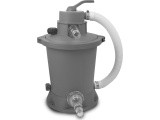 EXIT Stone pool 540x250 cm with sand filter pump - grey Framed pool Rectangular 12600 L