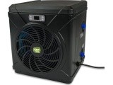 EXIT Black Leather pool 540x250x100cm with sand filter pump and dome and heat pump - black