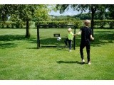 Floor mounted Football goal EXIT Maestro