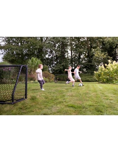 EXIT Scala aluminium football goal 120x80cm - black