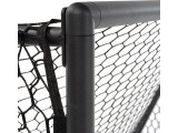 EXIT Scala aluminium football goal 120x80cm - black