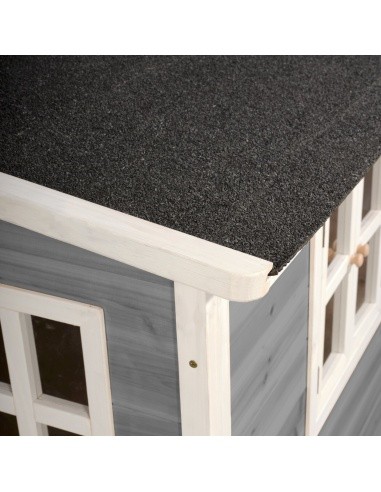 EXIT Loft 100 wooden playhouse - grey