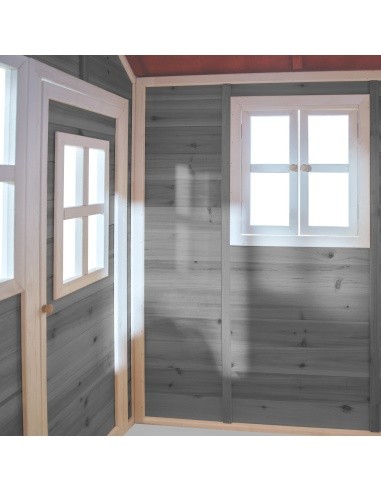 EXIT Loft 100 wooden playhouse - grey
