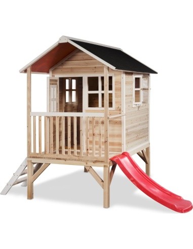 EXIT Loft 300 wooden playhouse - natural