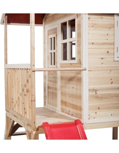 EXIT Loft 300 wooden playhouse - natural