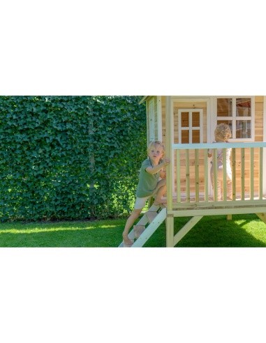 EXIT Loft 300 wooden playhouse - natural