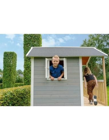 EXIT Loft 300 wooden playhouse - grey