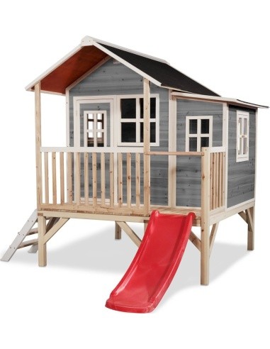 EXIT Loft 350 wooden playhouse - grey
