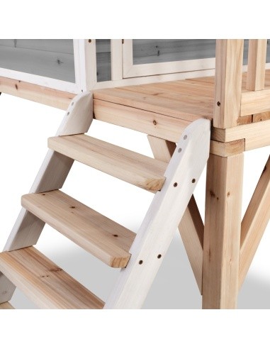 EXIT Loft 350 wooden playhouse - grey