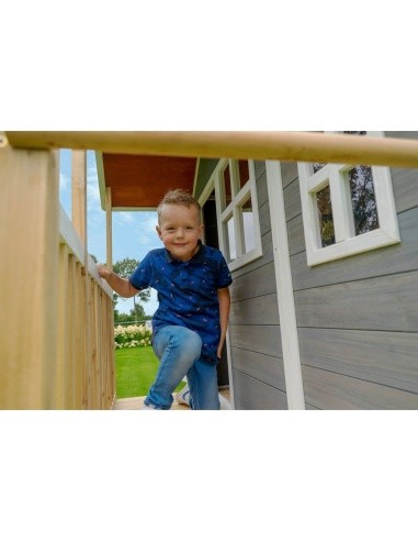 EXIT Loft 350 wooden playhouse - grey