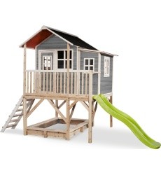 EXIT Loft 550 wooden playhouse - grey
