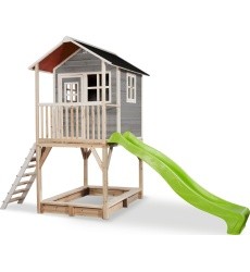 EXIT Loft 700 wooden playhouse - grey