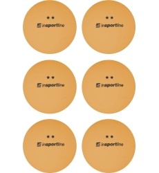 Table Tennis Balls inSPORTline Elisenda S2 – 6 Pcs. - Orange