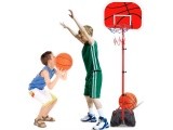 Basketball basket for children adjustable height ball pump