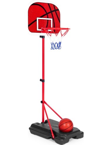 Basketball basket for children adjustable height ball pump