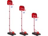 Basketball basket for children adjustable height ball pump