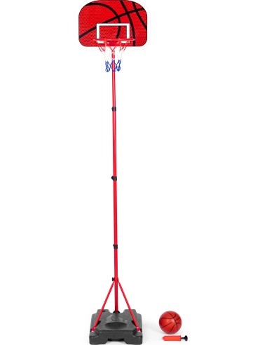 Basketball basket for children adjustable height ball pump