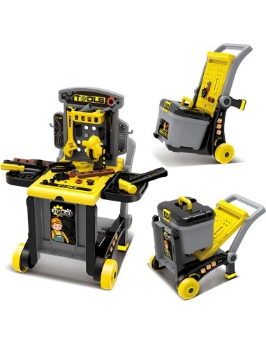 DIY workshop for kids 3W1 with tools foldable