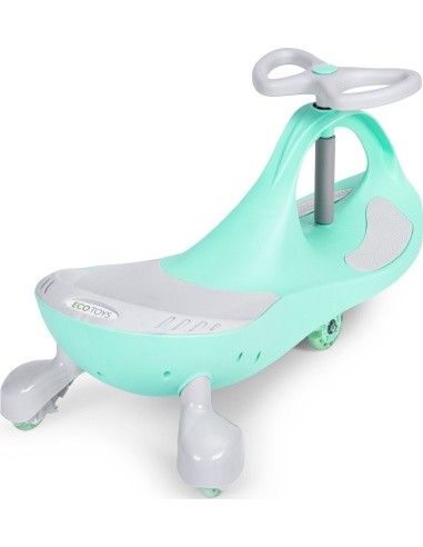 Gravity ride vehicle for kids LED wheels green ECOTOYS