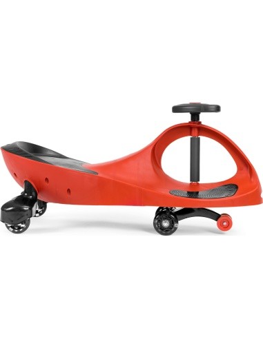 Vaikiškas gravitacinis automobilis su LED ratais, raudonas ECOTOYS