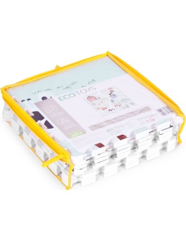 Didelis EVA putų kilimėlis vaikams Ūkis 90,5x90,5 cm 21 el. ECOTOYS